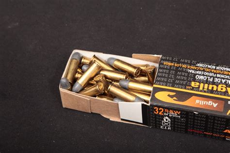 113x .32 S&W Long Ammunition Win, Aquila 98 Grain Lead Rn Bullets 7.62x23mm .32 Colt New Police ...