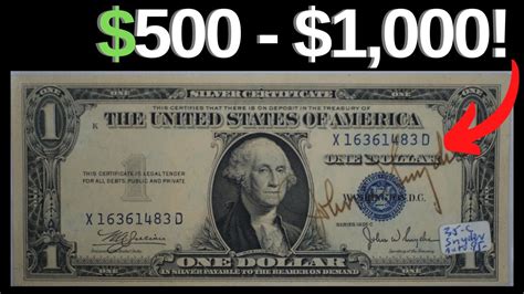 One Dollar Bill Silver Certificate NO MOTTO Series 1935 US, 55% OFF