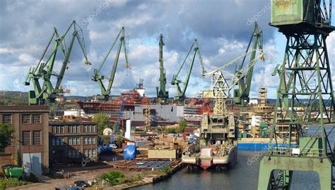 Gdansk Shipyard in a panorama — Stock Photo © Nightman1965 #9043547