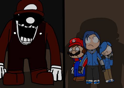 Into the Marioverse but they encounter MX by Sketchyboi25 on DeviantArt