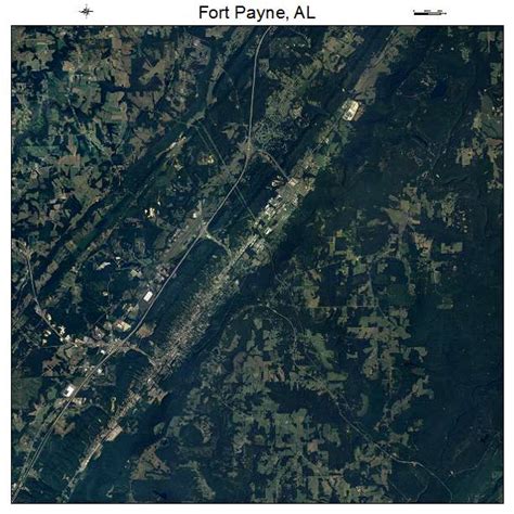 Aerial Photography Map of Fort Payne, AL Alabama