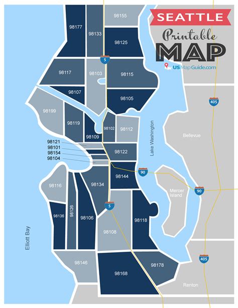 Seattle WA Zip Code Map [Updated 2022]