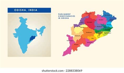 Map Parliament Constituencies Lok Sabha Constituencies Stock Vector ...