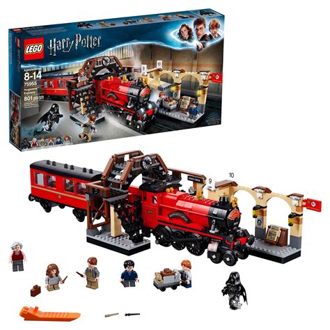 LEGO Harry Potter Hogwarts Express 75955 Toy Model Train Building Set ...