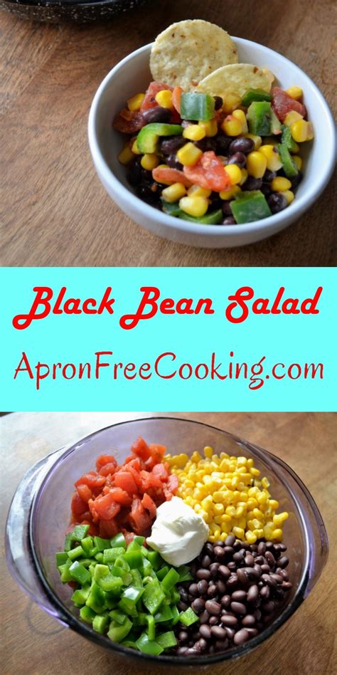 Black Bean Salad – Apron Free Cooking