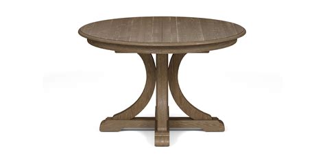 Corin Rough-Sawn Round Extension Dining Table | Ethan Allen