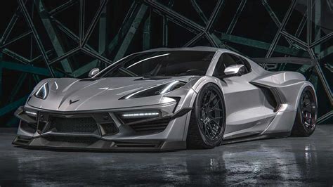 2020 Chevy Corvette Widebody Rendering Looks Seriously Sinister