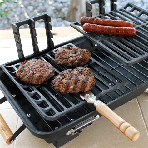 Cast Iron Hibachi Tabletop Charcoal BBQ Grill : ShoppersChoice.com | Hibachi bbq, Bbq grill ...