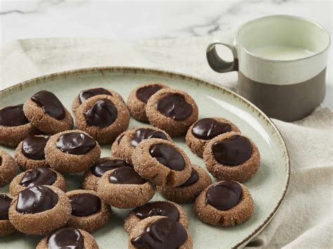 Chocolate Thumbprint Cookies Recipe