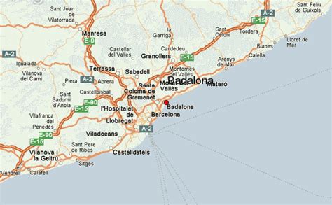 Badalona Map - Spain