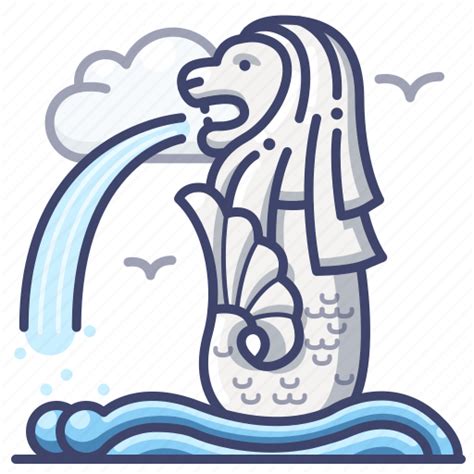 Landmark, merlion, singapore, statue icon - Download on Iconfinder