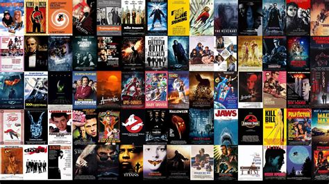 Here is a 1920 x 1080 wallpaper I made of all my favorite movie posters ...