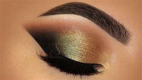 Golden Green Makeup Tutorial! Aurora Lights | Melissa Samways - YouTube