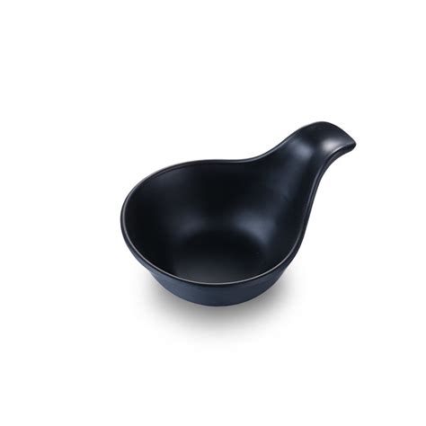 5.23 Inch Black Melamine Butter Dish MSJ167000MS – Jamie