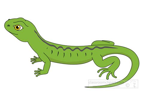 Lizard Clipart Clipart - green-lizard-14930 - Classroom Clipart