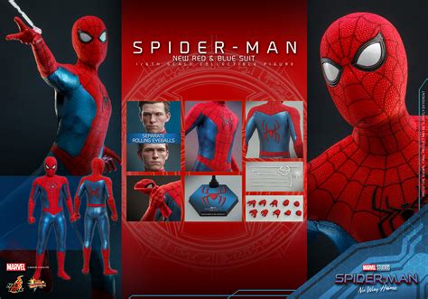 Hot Toys Spider-Man No Way Home Red & Blue Suit - The Toyark - News