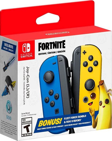 Nintendo Switch Joy-Con (L)/(R) Fortnite Fleet Force Bundle : Amazon.fr ...