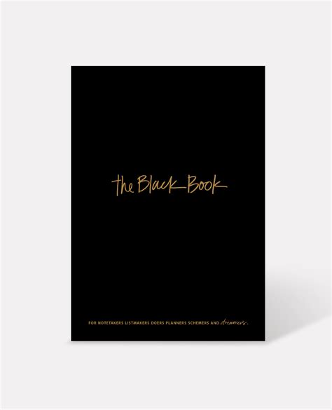 THE BLACK BOOK - Design By Aikonik