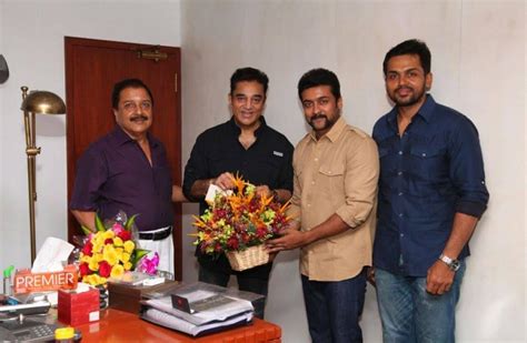 Suriya, Shruti Haasan, Prabhu met Kamal Haasan and wished him for ...