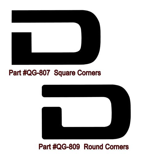 1994-02 Dodge Ram Truck - Dodge - Tailgate Decal - Round Corners | Graphic Express Automotive ...