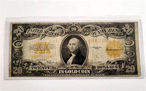 20-Dollar Gold Certificate - Greenbacks - The Coin Shop