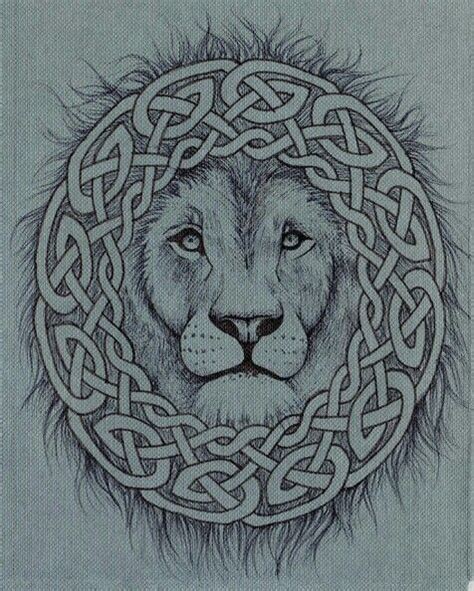 Celtic lion | Celtic art, Lion tattoo, Celtic tribal tattoos