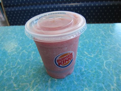 Burger King Strawberry Banana Smoothie Nutrition Facts - Burger Poster