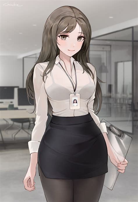 Cutie office lady : r/formalwaifus