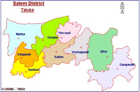 salem district map - Google Search (With images) | Map, Districts, Salem