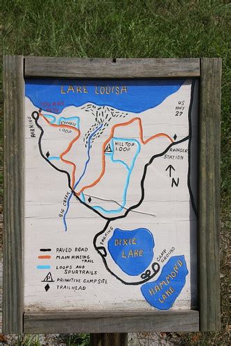 Lake Louisa State Park Map | We were given a map at the entr… | Flickr