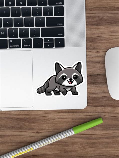 Raccoon Sticker in 2020 | Cute raccoon, Emoji stickers, Stickers