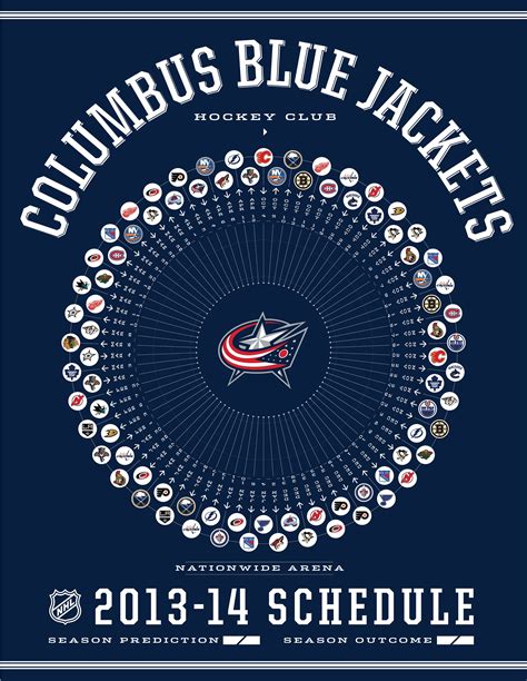 Columbus Blue Jackets 2013-14 Schedule (With images) | Blue jackets ...