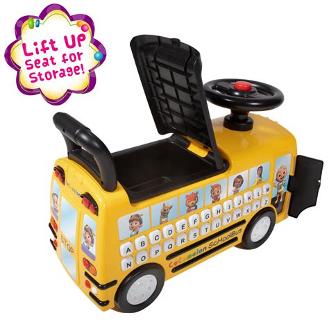 Buy Spark. Create. Imagine. CoComelon School Bus Ride-on with Letters ...