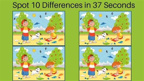 Spot The Difference: Can you spot 10 differences in 37 seconds?