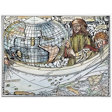 Buy Amerigo Vespucci (1454-1512). /Ndetail From Map Of The World And ...