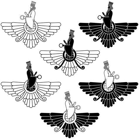 Zoroastrian Symbol Design 23633374 Vector Art at Vecteezy