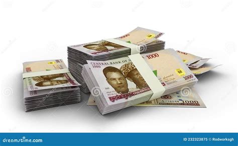 Nigerian Money. Nigerian Naira Banknotes. 1000 NGN Polymer Bills Stock Photo | CartoonDealer.com ...