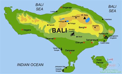 42+ Peta Pulau Bali, Spesial!