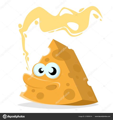 Clipart: smelly food | Funny Illustration Smelly Cheese — Stock Vector ...