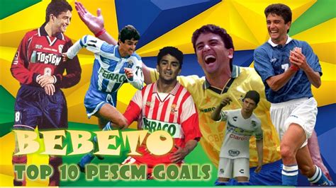 Bebeto Top 10 Legendary PESCM Goals | BRA | - YouTube