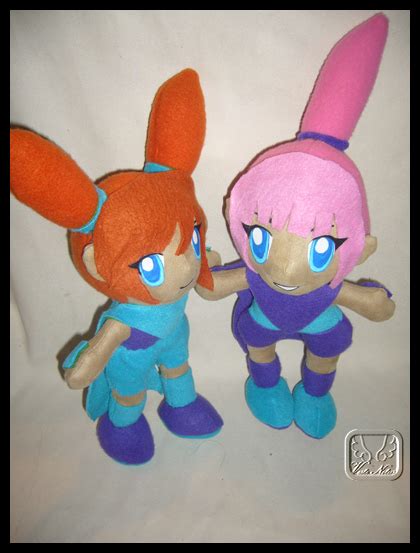 WarioWare: Kat + Ana Plushies by VesteNotus on DeviantArt