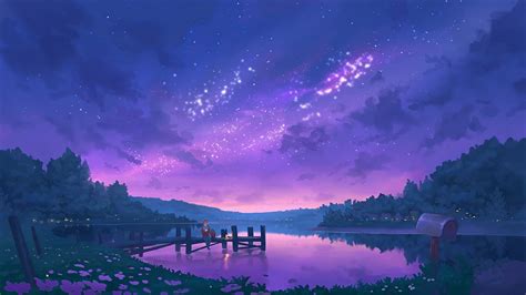 Purple Sky Live Wallpaper - MoeWalls