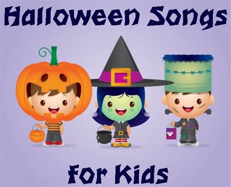 Halloween Songs for Kids - Printable Lyrics with Coloring Activities