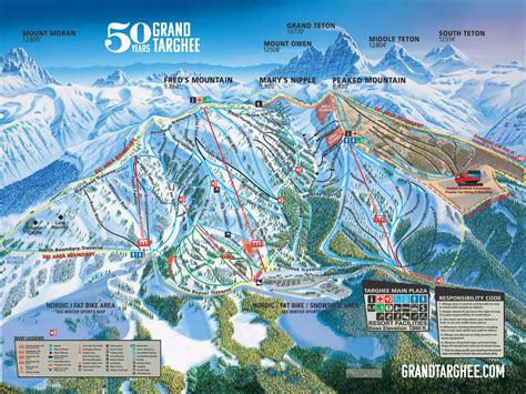 Grand Targhee Ski Resort Trail Map | SkiCentral.com