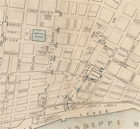 The 1874 New Orleans White League revolt, with fascinating provenance - Rare & Antique Maps