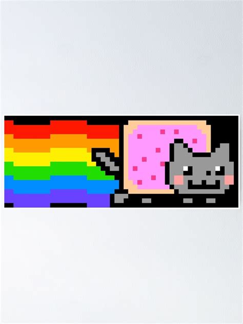 "Rainbow cat meme" Poster for Sale by ShopWonder | Redbubble