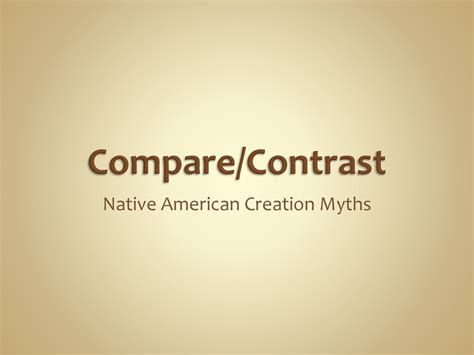 Native American Creation Myths - ppt download