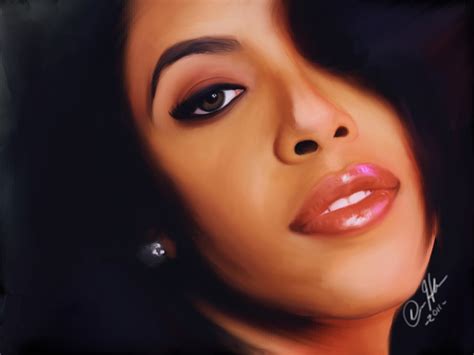 R.I.P. Aaliyah Hip Hop Singer, Actress by LetMePaintU on DeviantArt