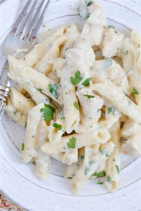 Creamy Garlic Penne Pasta with Chicken | Easy Weeknight Meal