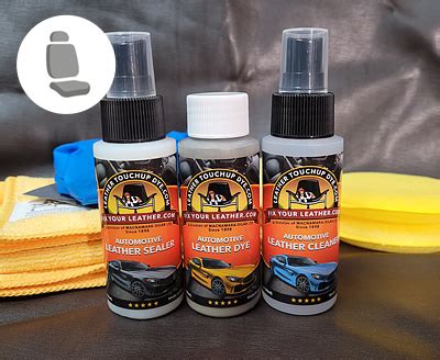 Automotive Leather Dye Repair Kit – Small 2oz | LeatherTouchupDye.com